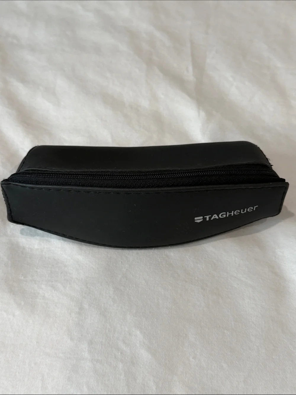 Tag Heuer Black Sunglasses Case with Zipper